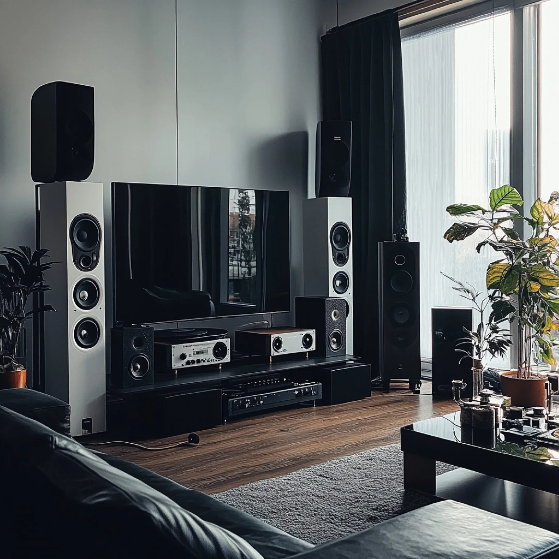 home-audio-setup-with-multiple-speakers-arranged-surround-sound-immersive-listening